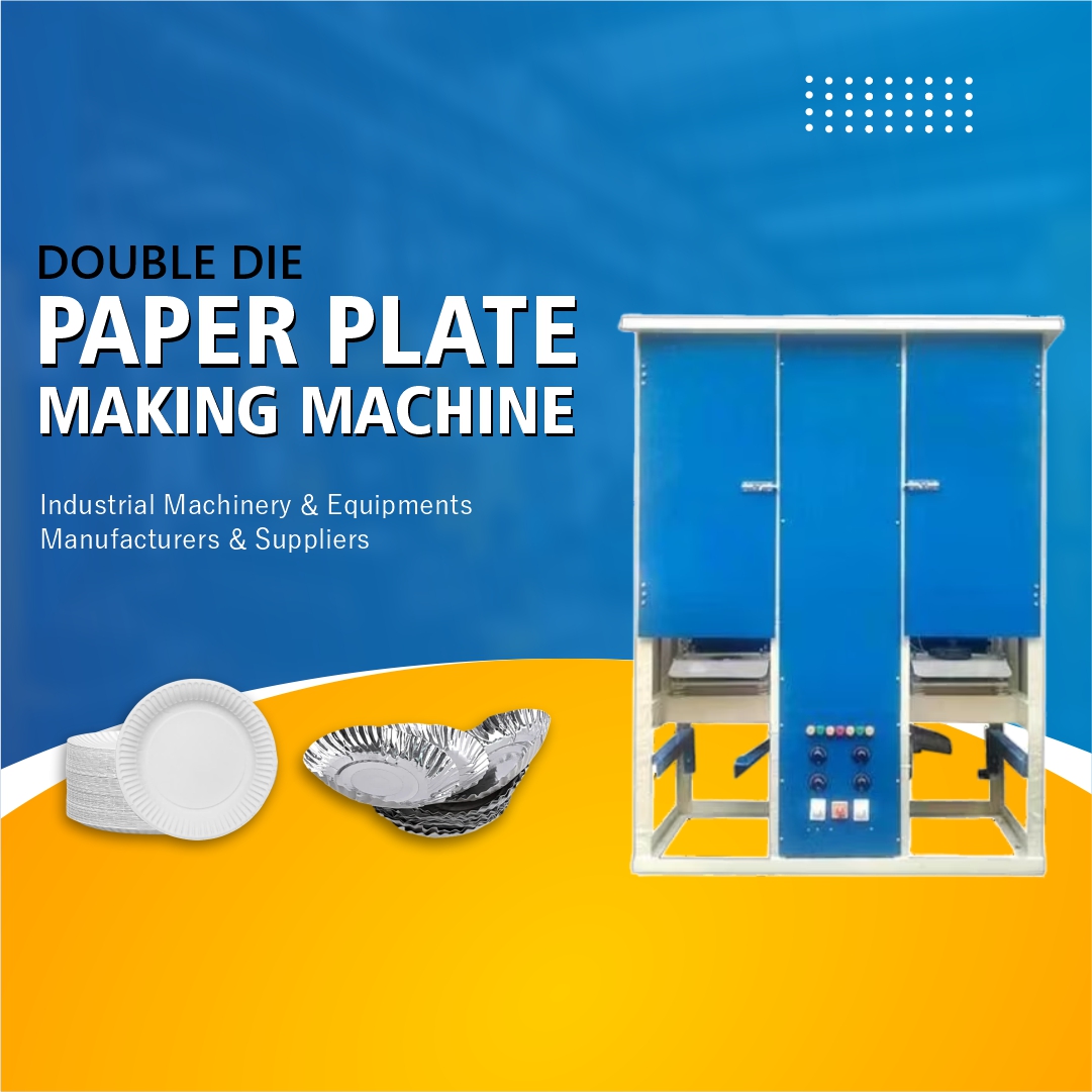 Double Die Paper Plate Machine